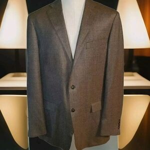 Walter Morton Size 44 XL Blue 2 Button Blazer NWT Blue And Copper